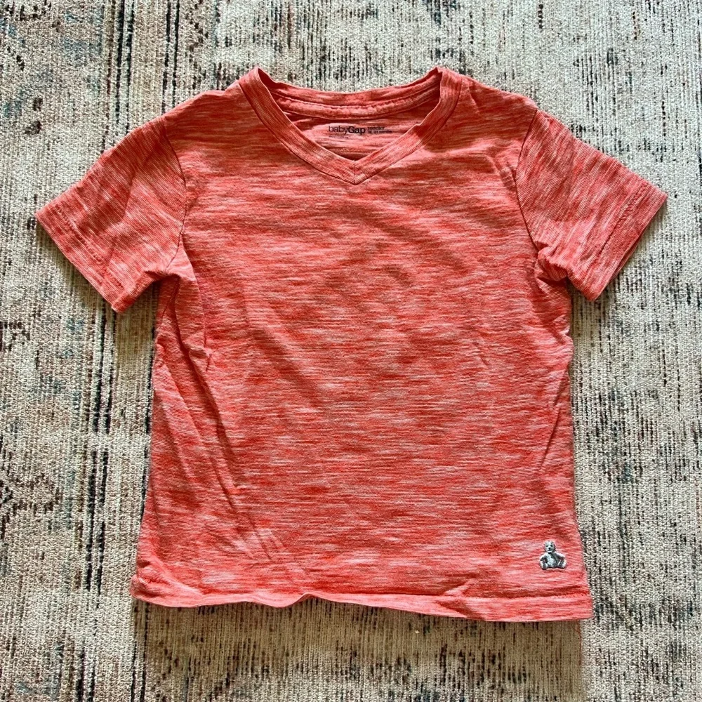 GAP Orange Short Sleeve Tee Relaxed Fit